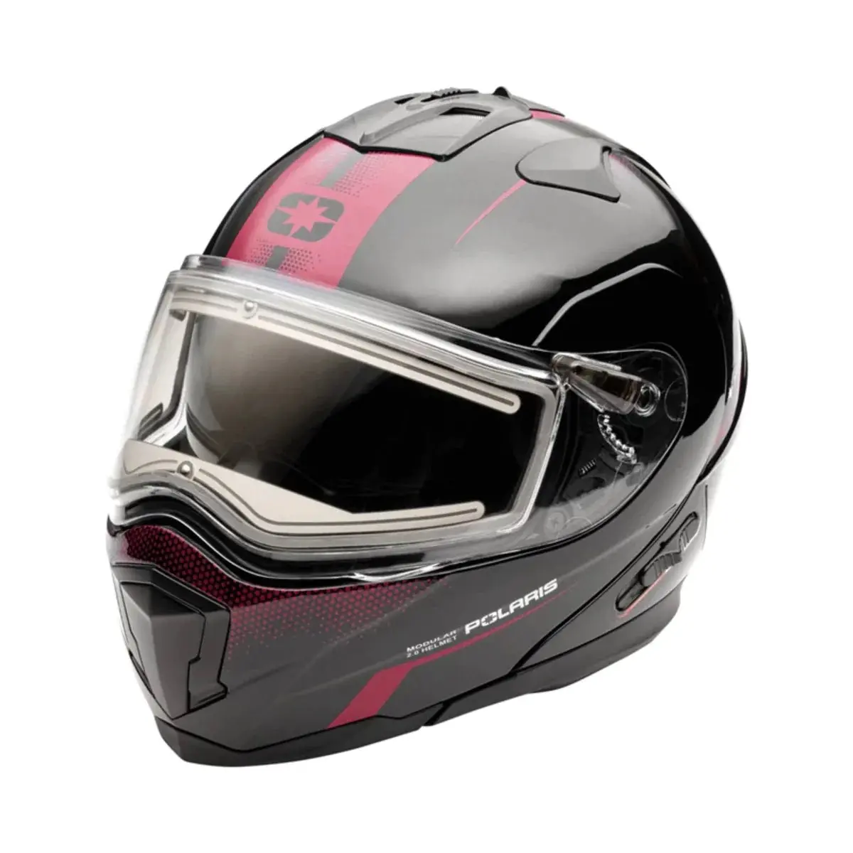 Modular 2.0 Helmet, Black/Pink 1