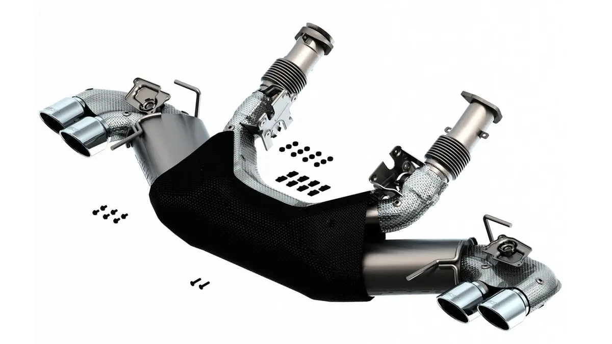 Borla: 2020-2021 Chevrolet Corvette Stingray -- Cat-Back Exhaust System S-Type (Chrome Tips) 1