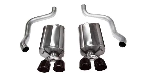 Corsa Performance 2009-2013 Chevrolet Corvette C6 Axle-Back Exhaust System With Twin 3.5" Tips (14108) Sport Sound Level 2