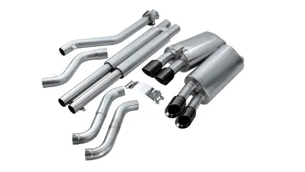 Corsa Performance 1992-1995 Chevrolet Corvette C4 5.7L V8 Lt1 (Lt1 Engine Only) 2.5" Dual Rear Exit Cat-Back Exhaust System With Twin 3.5" Tips (14116) Sport Sound Level 2