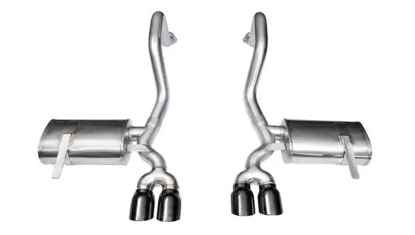 Corsa Performance 1997-2004 Chevrolet Corvette C5/ C5 Z06 5.7L V8, 2.5" Axle-Back Exhaust System With Twin 3.5" Tips Xtreme Sound Level 2