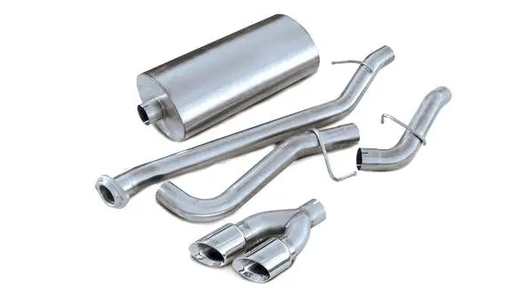 Corsa Performance 2002-2006 Chevrolet Tahoe, Gmc Yukon 5.3L V8, 3.0" Single Side Exit Catback Exhaust System With Twin 4.0" Tip (14232) Sport Sound Level 1