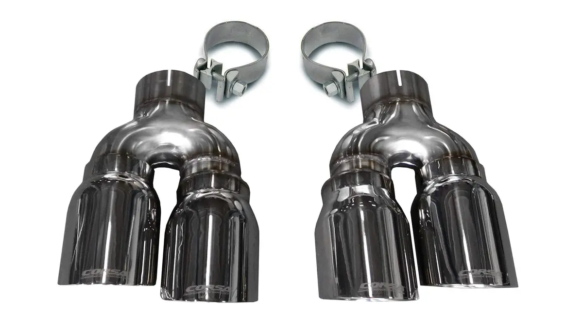 Corsa 2016-2019 Cadillac Ats-V - Twin 4" Pro-Series Tip Kit 1