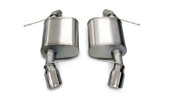 Corsa Performance 2007-2012 Bmw 335I 3.0L E92 Coupe, 2.5" Dual Rear Exit Axle-Back Exhaust System With Single 4.0" Tips (14561) Sport Sound Level 1