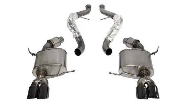 Corsa Performance 2008-2012 Bmw M3 4.0L E92 Coupe / E93 Convertible, 2.5" Dual Rear Exit Axle-Back Exhaust System With Twin 3.0" Tips (14568) Sport Sound Level 2