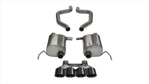 Corsa Performance 2015-2019 C7 Chevrolet Corvette Z06, Zr1, 2.75" Dual Rear Exit Axle-Back Exhaust System With Quad 4.5" Tips (14766) Xtreme Sound Level 2