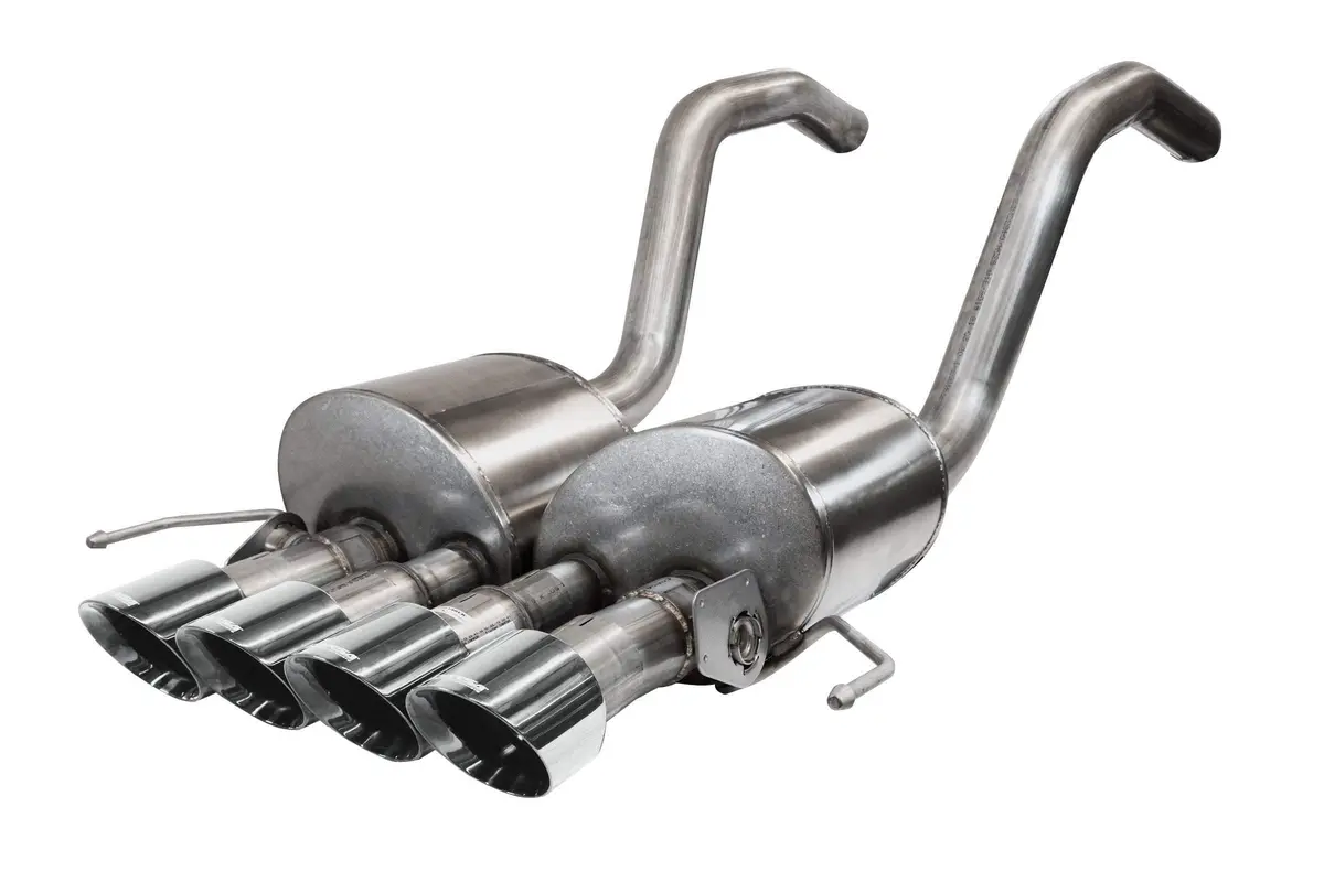 Corsa: 2015-19 Corvette C7 Z06 Zr1 Gs Mt - Variable Sound Level 2.75" Axle-Back Quad 4.5" Npp Tips 1