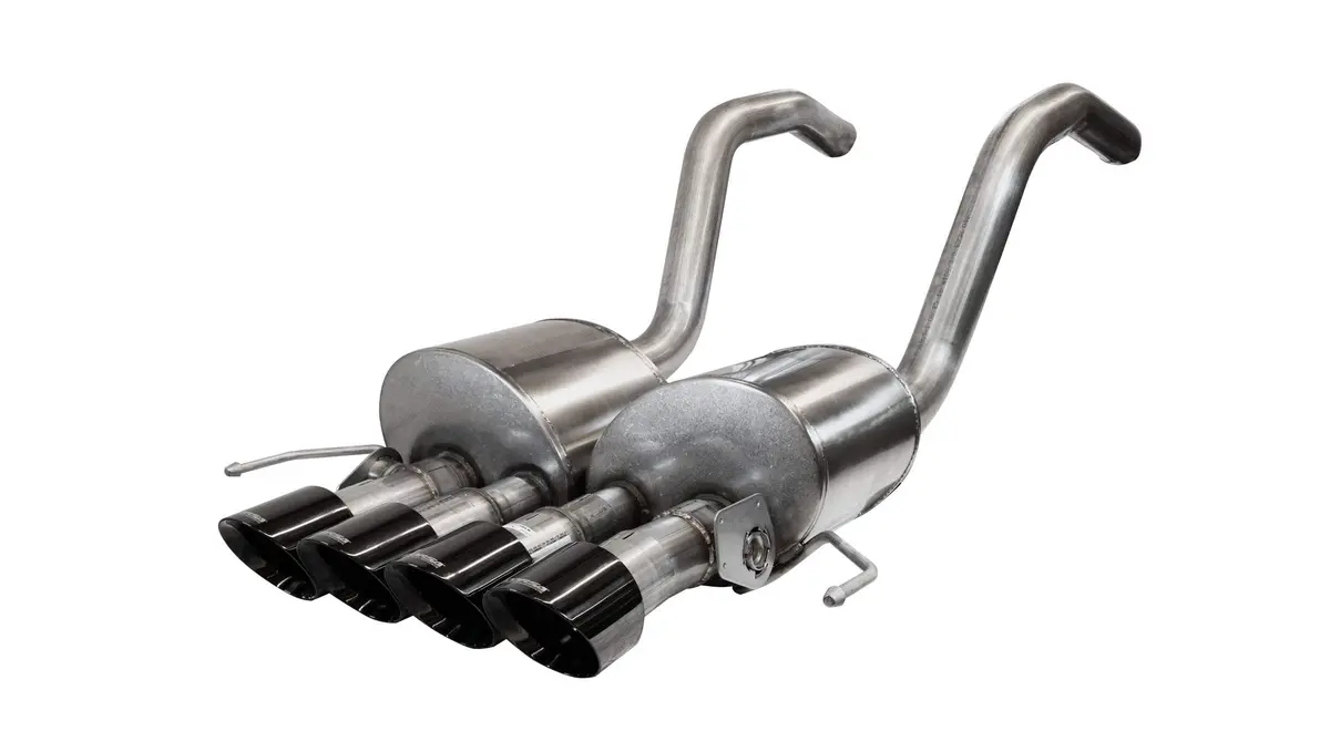 Corsa: 2015-19 Corvette C7 Z06 Zr1 Gs Mt - Variable Sound Level 2.75" Axle-Back Quad 4.5" Npp Tips 2