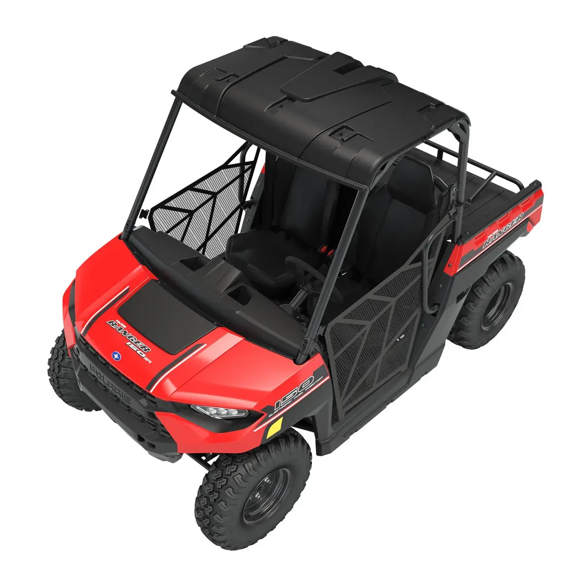 2883289 Poly 2-Seat Sport Roof, Black 1
