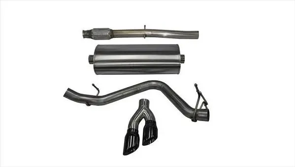 Corsa Performance 2014-2019C Chevrolet Silverado, Gmc Sierra, 5.3L V8, 3.0" Single Side Exit Catback Exhaust System With Twin 4.0" Tip (14848) Touring Sound Level 2