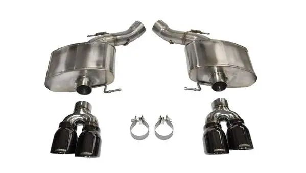 Corsa Performance 2012-2018 Bmw M6, F06, F12, F13, 4.4L V8, 3.0" Dual Rear Exit Axle-Back Exhaust System With Twin 4.0" Tips (14929) Sport Sound Level 2