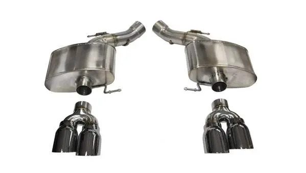 Corsa Performance 2012-2018 Bmw M6, F06, F12, F13, 4.4L V8, 3.0" Dual Rear Exit Axle-Back Exhaust System With Twin 4.0" Tips (14929) Sport Sound Level 1