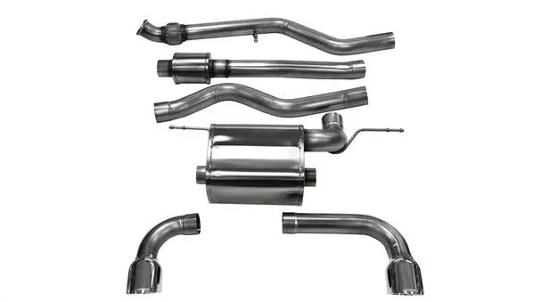 Corsa Performance 2012-2018 Bmw 335I/I F30 Rwd 3.0" Dual Rear Exit Cat-Back Exhaust System With 3.5" Tips (14937) Touring Sound Level 1