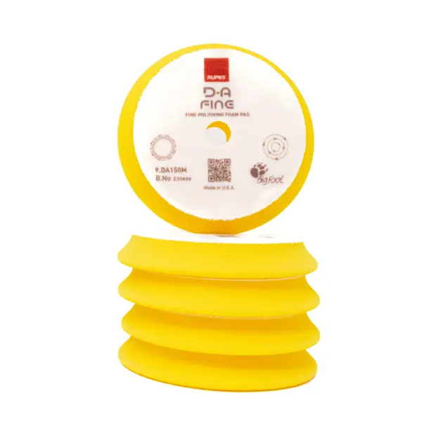Rupes D-A Fine High Performance Foam Polishing Pad (Yellow) 6