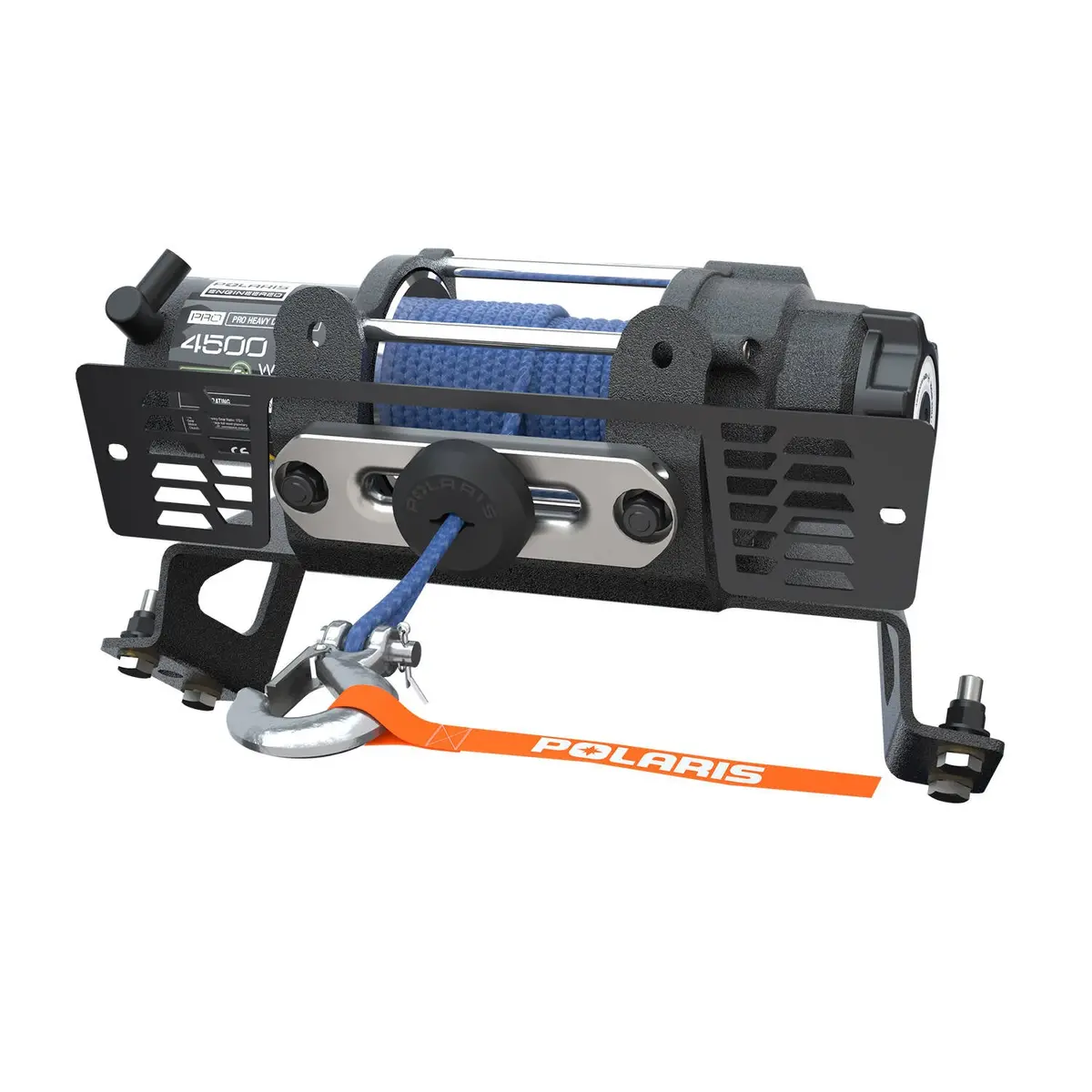 Polaris Pro Hd 4,500 Lb. Winch With Rapid Rope Recovery, Part 2882238 1