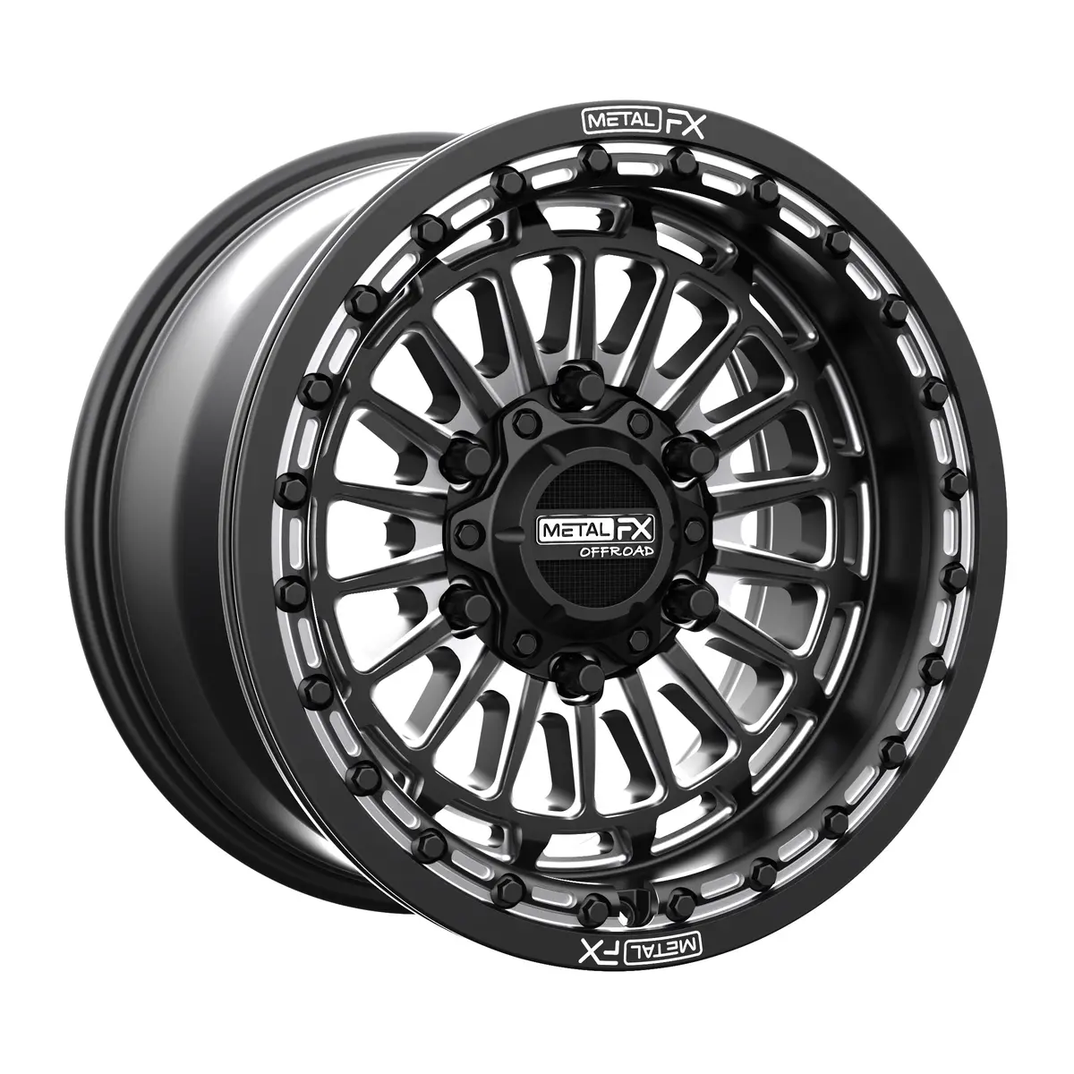 Delta 6R Beadlock | Satin Black Contrast Cut 2