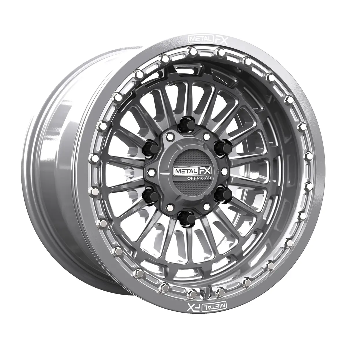 Delta 6R Beadlock | Gunmetal Contrast Cut 2