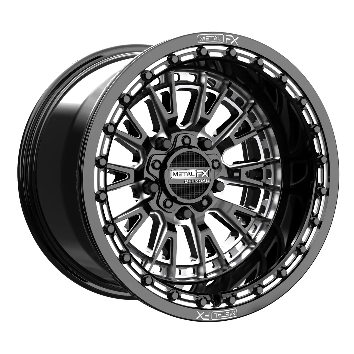 Slayer R Beadlock | Gloss Black Contrast Cut 1