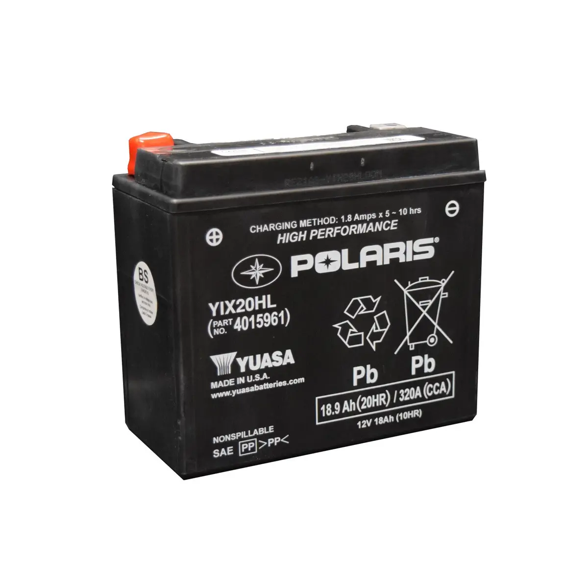 Battery  Ytx20hl  18Ah  310 Cc 1