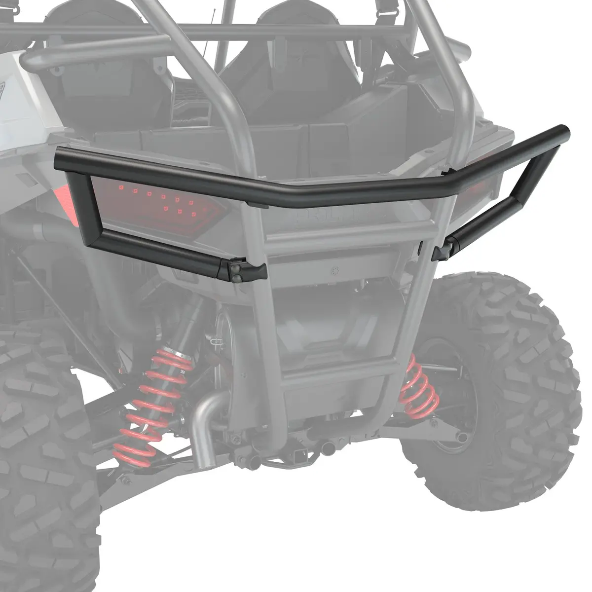 Rear Bumper Extension, Matte Black 1