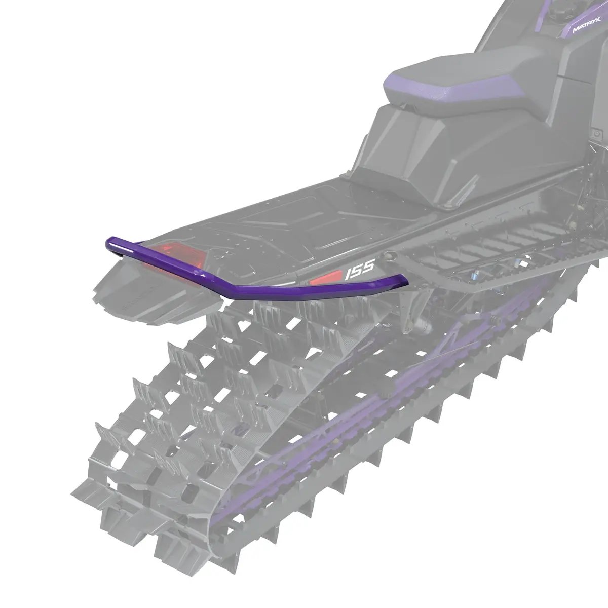 Matryx Sentry Mountain Rear Bumper 155 In. Slash, Stealth Gray 1