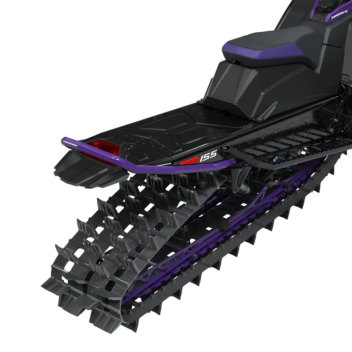 Matryx Sentry Mountain Rear Bumper 155 In. Slash, Stealth Gray 2