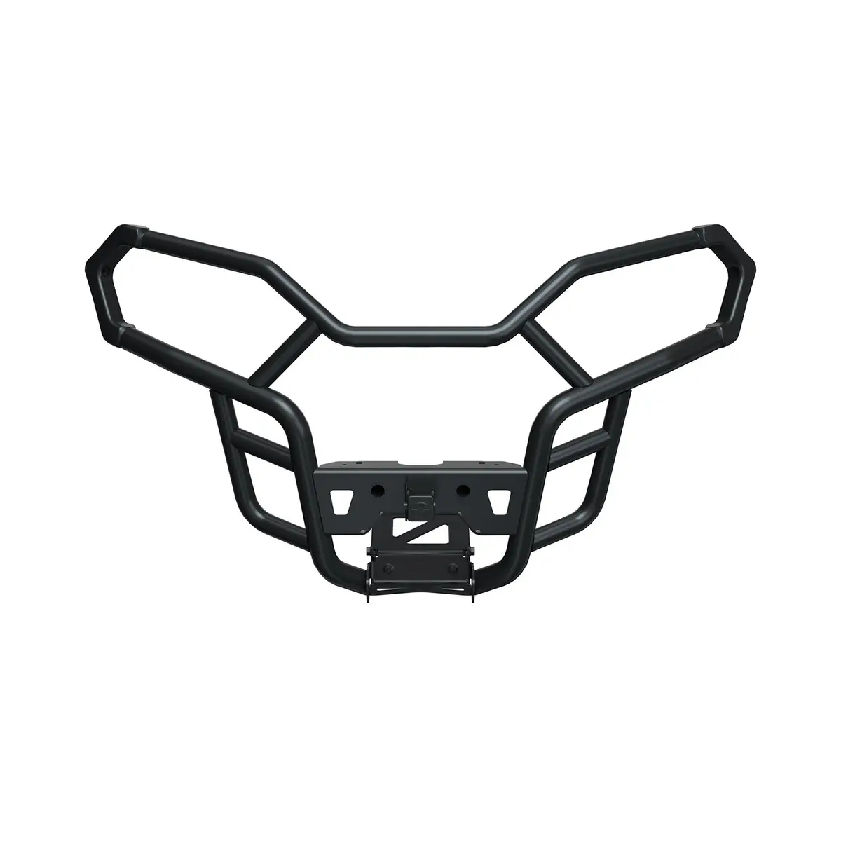 Hd Front Brushguard With Hitch, Black 1