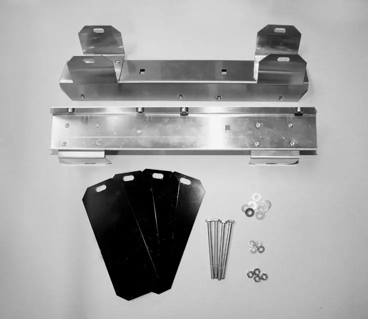 Dewitts: 1960-61 Only Top Tank Radiator Side Mount Bracket Kit 1