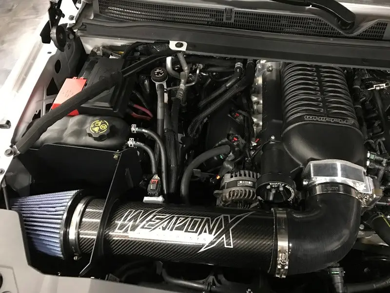 Weapon-X: Superflow 5" Air Intake - Carbon Fiber [Gm Trucks, L83 L86] 1