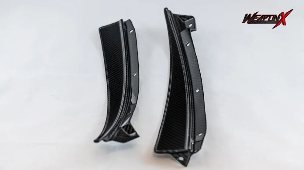Weapon-X: Front Splitter Wheel Arches - Carbon Fiber  [Ats V, Lf4] 1