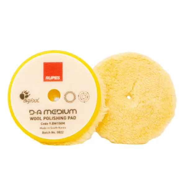 Rupes Yellow Da Medium Polishing Wool Pad 5