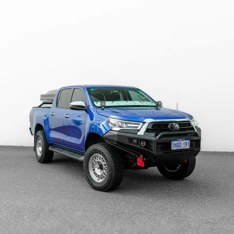 Extreme Series Bullbar X-1 Toyota Hilux 2021 Gun126r On Hammertone Black Powdercoat 1