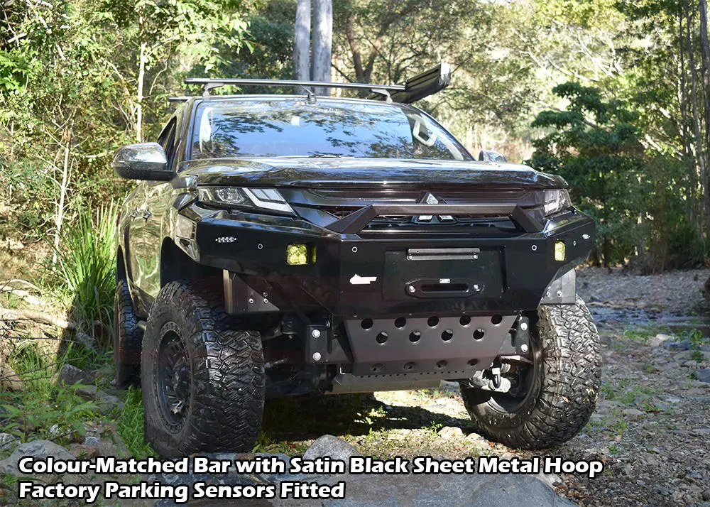 Mitsubishi Mr Triton Ambush Sheet Metal Hoop Bullbar 1