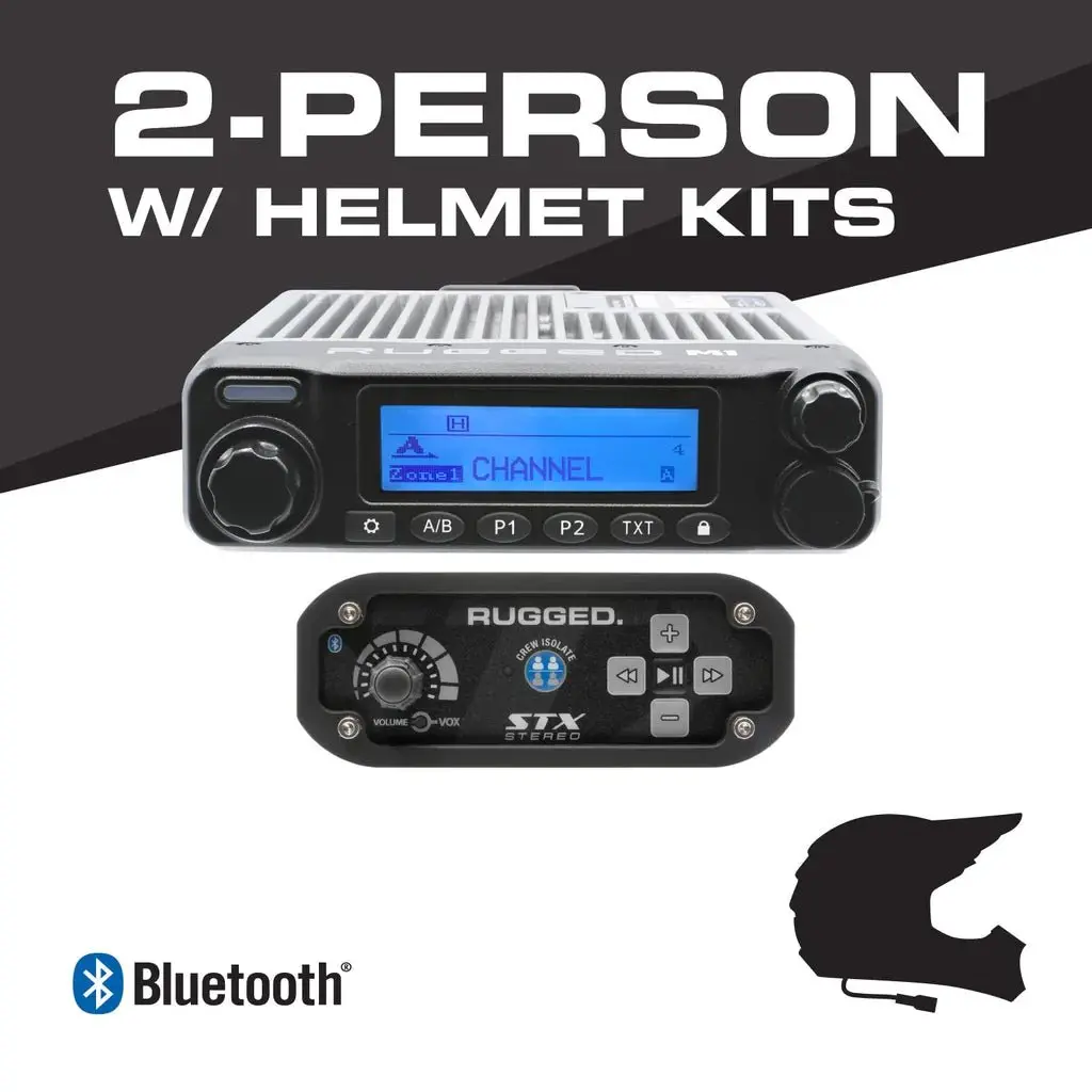 Stx Stereo Complete Intercom System With Helmet Kits | Rugged Radios 1
