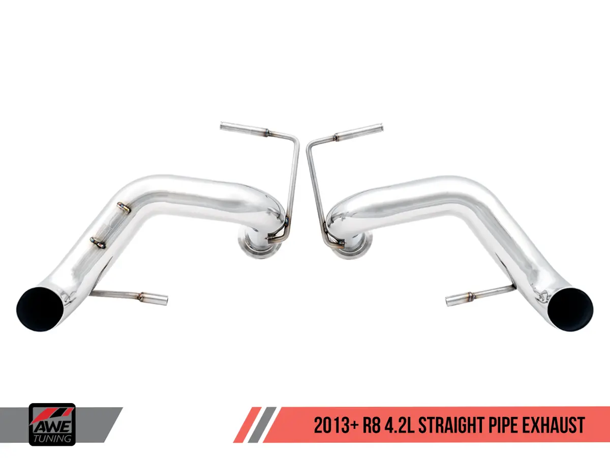 Awe: 2014-15 Audi R8 4.2L - Straight Pipe Exhaust 1