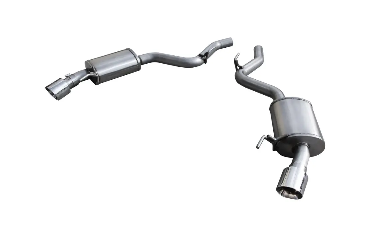 American Racing: 2015-2017 Mustang 5.0L Coyote Axle-Back Pure Thunder Mufflers & 4" Polished Tips 1