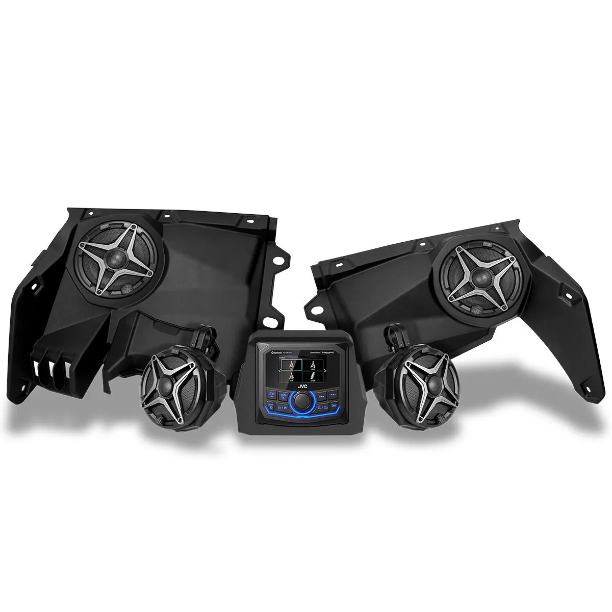 2017-2025 Can-Am® X3, Phase-2 A-Spec 4-Speaker System W/Jvc 1