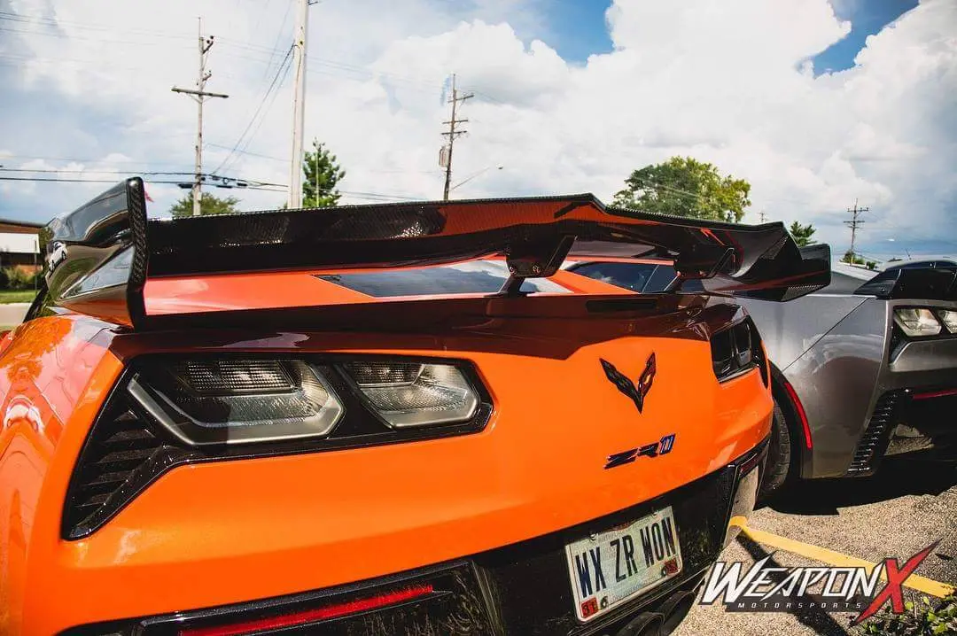 Weapon-X: Ztk Low Wing Brackets  [C7 Corvette Zr1, Lt5] 1