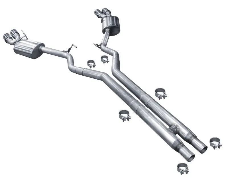 American Racing: 2018-2019 Mustang Gt Quad Tip Cat-Back Exhaust System 1