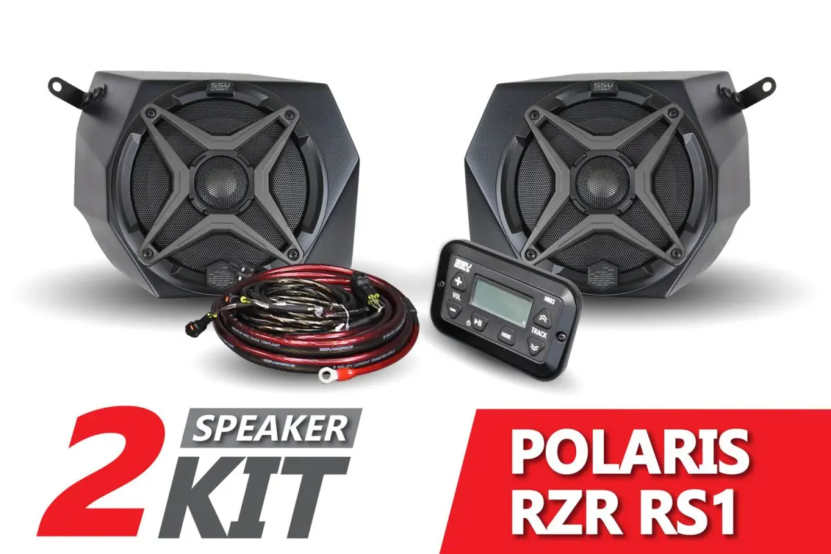 2018+ Polaris Rzr Rs1 2-Speaker Audio Kit 1