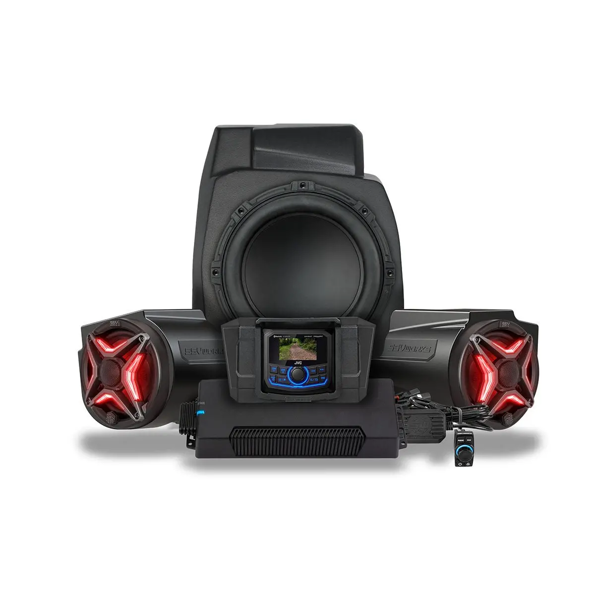 2020-2024 Polaris® Rzr Pro Series Phase-3 V-Spec 3-Speaker 1400Watt System W/Jvc 1
