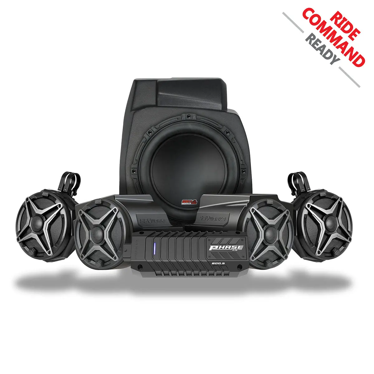 2020-2024 Polaris® Rzr Pro Series Phase-4 A-Spec 5-Speaker 800Watt System For Ride Command 1
