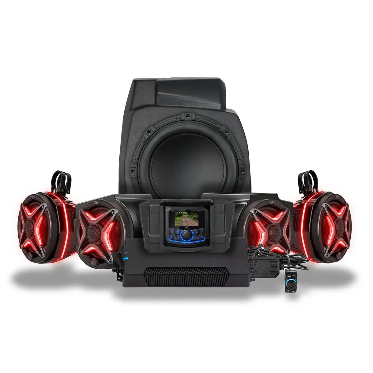 2020-2024 Polaris® Rzr Pro Series Phase-5 V-Spec 5-Speaker 1400Watt System W/Jvc 1