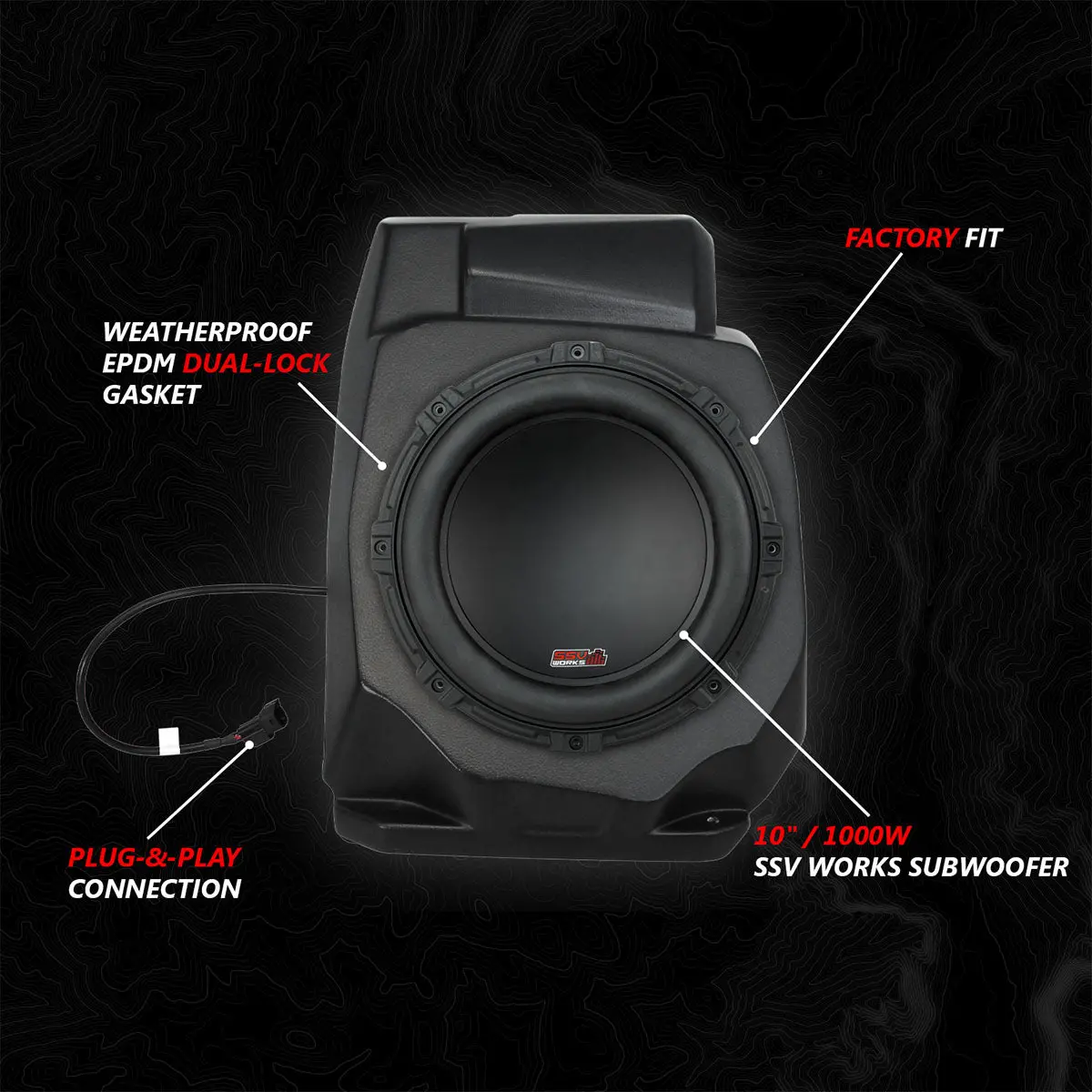 2020-2024 Polaris® Rzr Pro Series Phase-6 K-Spec 6-Speaker 1400Watt System For Ride Command 4