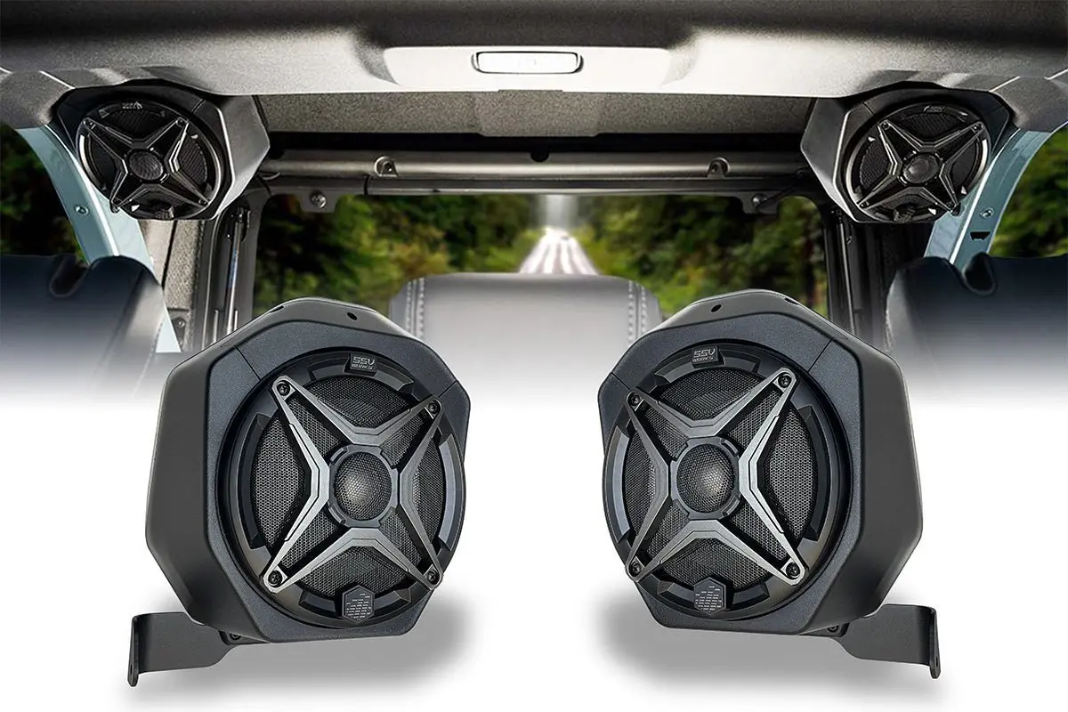 2021-2024 Ford Bronco 4-Door Rear Speaker Pod 6.5In Upgrade 1