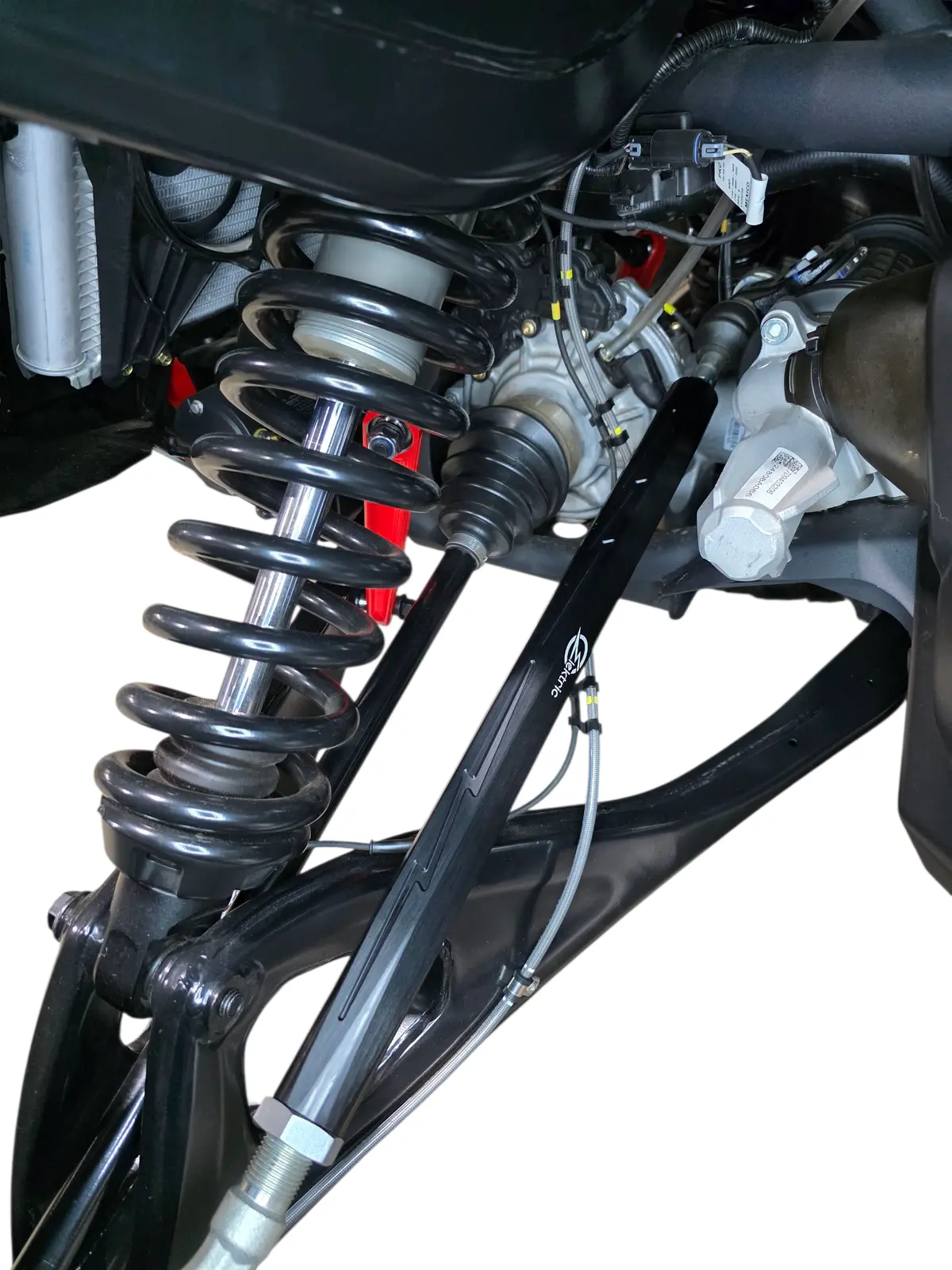 2024+ Can Am Maverick R Billet Tie Rods Anodized Black 1