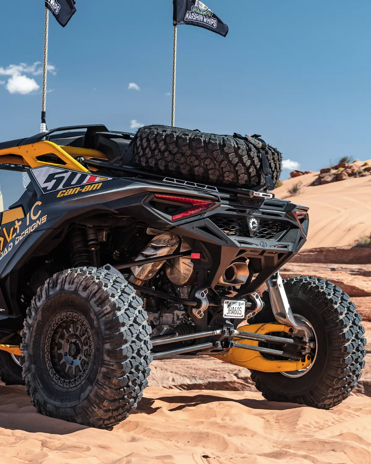 2024 To Current Can-Am Maverick R Rear Volt Bumper (2 Door Only) 1