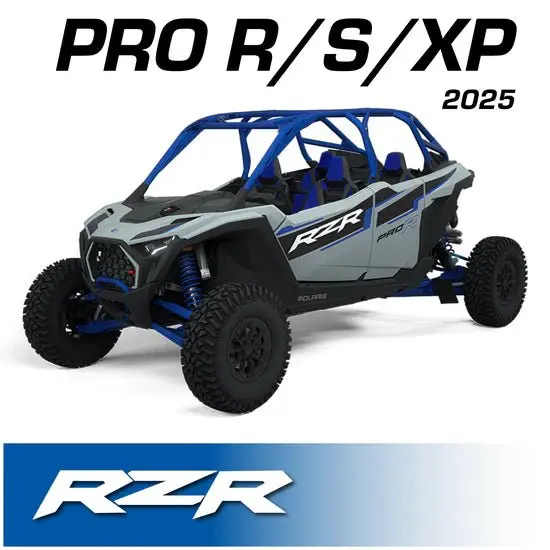 2025 Polaris Rzr Pro Xp, Pro R, And Pro S - Complete Communication Kit With Bluetooth Intercom And 2-Way Radio 1