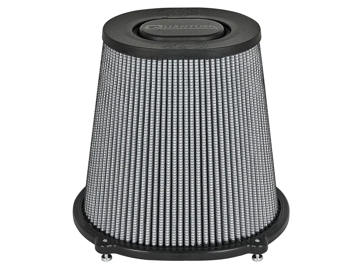 Afe: Quantum Intake Air Filter W/Pro Dry S Filter Media 5"F X (10" X 8.75")B (Qtm) X (6.75" X 5.5")T X 9"H In. 1