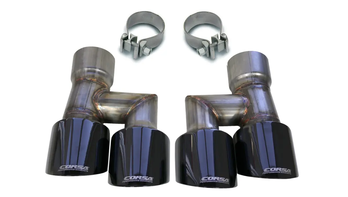 Corsa 2018-2020 Ford Mustang Gt 5.0L V8 - Quad 4" Pro-Series Tip Kit 2